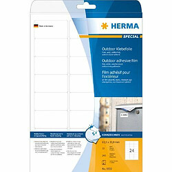 Avis Elysees Paris Herma 9532 Étiquettes film adhésif outdoor 63,5 x 33,9 A4 LaserCopy 240 pièces Blanc