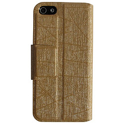 Avis Housse Etui iPhone 5/5S Beige Folio Fenêtre