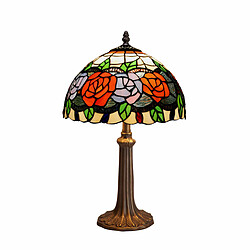 Lampe de bureau Viro Rosy Marron Zinc 60 W 30 x 50 x 30 cm