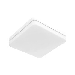 Plafond BISMUTH Carré 1x18W LED 1620lm 6500K L.15xL.15xH.3,5cm Blanc 