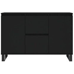 Acheter vidaXL Buffet noir 104x35x70 cm bois d’ingénierie