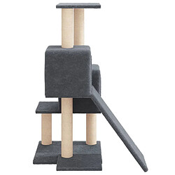 Acheter Arbre à chat avec griffoirs,niche pour chat en sisal Gris foncé 82 cm -MN13889