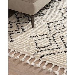 Avis Hadorn Tapis shaggy 245x160 beige Frauenfeld Classic