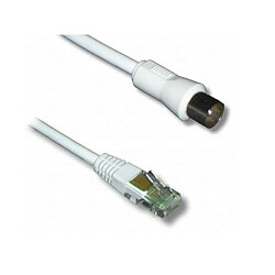 Rue du Commerce Cable spécial VDI, TV 9,5mm mâle / RJ45 mâle, 2m00 