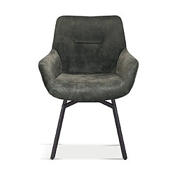 Acheter Mes Fauteuil 63x63x84 cm en velours vert foncé