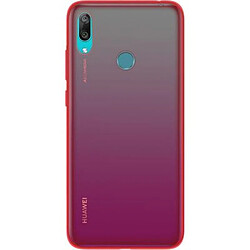 Color Block Pack de Protection Colorblock pour Huawei Y7 2019 Rose