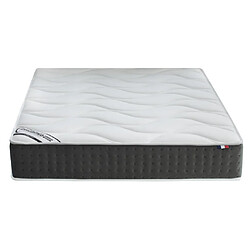 Avis Vente-Unique Matelas 160 x 200 cm ressorts ensachés 7 zones et mémoire de forme ép.25cm - TIAMAT de DREAMEA