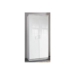 Acheter Inside 75 Armoire COOPER 2 portes largeur 91 coloris laquée blanc