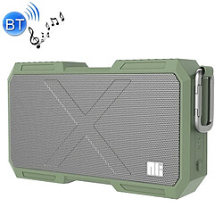 Wewoo Enceinte Bluetooth étanche vert pour iPhone, Galaxy, Sony, Lenovo, HTC, Huawei, Google, LG, Xiaomi, d'autres Smartphones Portable Sports de Plein Air Haut-Parleur Stéréo Sans Fil Sound Box Subwoofer Récepteur Audio, 