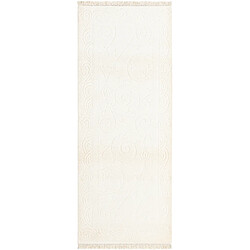 Vidal Tapis de couloir en laine 203x79 beige Darya 