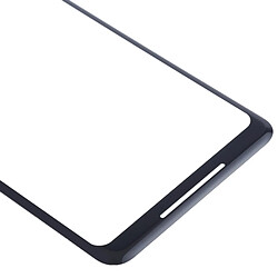 Wewoo Lentille frontale en verre extérieur pour Google Pixel 2 XL noir pas cher