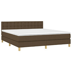 Avis Sommier à lattes,Cadre à lattes de lit pour Adulte matelas et LED Marron foncé 180x200cm -MN38311