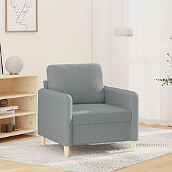 Maison Chic Fauteuil Relax pour salon | Fauteuil Gris clair 60 cm Tissu -GKD11629