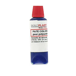 Pate colorante pour résine Soloplast 10g bleu transparent