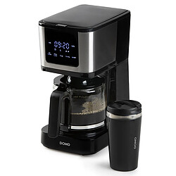 Cafetière filtre programmable 10 tasses 900w noir - DO733K - DOMO