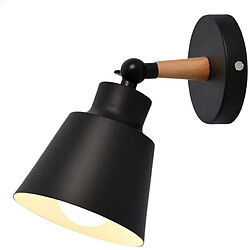 Stoex Applique Murale Industrielle en Métal Moderne Lustre Luminaires E27 Loft Lampe Angle réglable pour Café Bar Couloir Salle à Manger Salon Chambre Applique Murale Industrielle en Métal Moderne Lustre Luminaires E27 Loft Lampe Angle réglable pour Café Bar Couloir Salle à Manger Salon Chambre - Noir