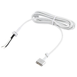 Wewoo Pièce détachée 45W 60W 85W Adaptateur secteur Chargeur Câble magnétique pour Apple Macbook (Blanc)