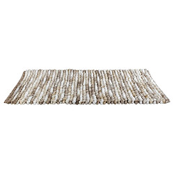 WENKO Tapis de bain design Urdu - L. 60 x l. 90 cm - Taupe