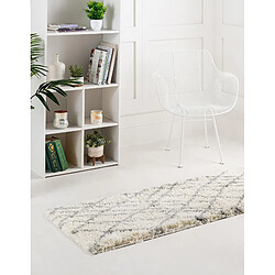 Avis Hadorn Tapis shaggy 183x61 blanc crème Lachen Fence