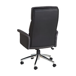 Modern Living Fauteuil de bureau MARTY gris et noir pas cher