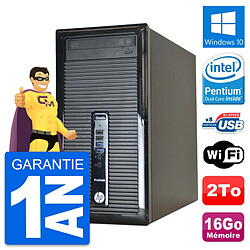 PC Tour HP ProDesk 400 G1 Intel G3220 RAM 16Go Disque Dur 2To Windows 10 Wifi - Occasion