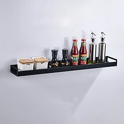 Wewoo Support de rangement mural multi-fonction cuisine 60cm assaisonnement noir