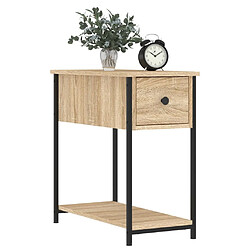 Avis Maison Chic Lot de 2 Tables de chevet,Table de nuit,Table d'appoint pour salon chêne sonoma 30x60x60 cm bois ingénierie -MN25283