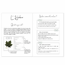 TOGA Carnet Herbier A5