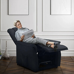 Grand Soleil Fauteuil électrique pour personnes âgéesdoubles Moteurs Emma Plus, Couleur: Noir