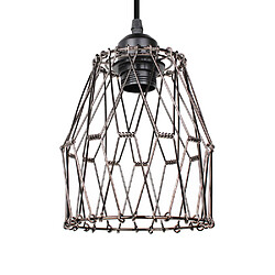 Acheter Stoex Suspension Luminaire Industrielle Vintage, Lustre forme de Cage 15x18cm Noir Cor