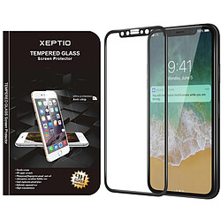 Apple iPhone XS MAX 6,5 pouces : Protection d'écran en verre trempé - Tempered glass Screen protector 9H premium / Films vitre Protecteur d'écran FULL COVER iPhoneXS Max smartphone 2018 / 2019 (contour noir) - Accessoires XEPTIO 