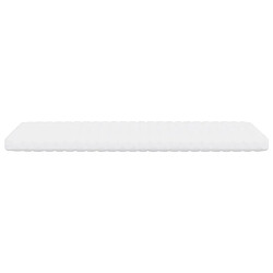 Acheter vidaXL Matelas en mousse 2 pcs blanc 80x200 cm 7 zones dureté 20 ILD