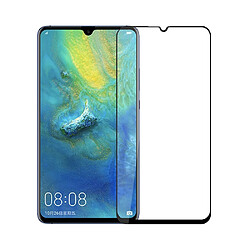 Protecteur écran en verre trempé 2.5D 9H pleine grandeur noir pour votre Huawei Mate 20 X