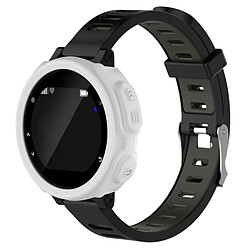 Wewoo Protection écran Étui de en silicone de montre de couleur solide pour Garmin F235 / F750 blanc 