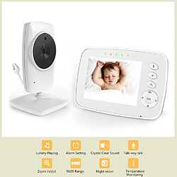 3.2 Pouces Moniteur Pour Bébé Surveillance De La Température Ambiante Moniteur Pour Bébé Sans Fil Dialogue Bidirectionnel