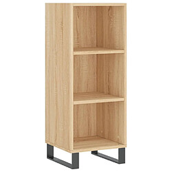 Maison Chic Buffet,Meuble de Rangement,commode pour salon,Cuisine chêne sonoma 34,5x32,5x90 cm bois d'ingénierie -MN51702