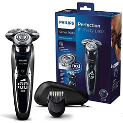 Philips S9721/41 Rasoir électrique Series 9000 100% étanche avec Trousse de Voyage et Tondeuse de Précision