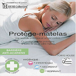 Provence Literie Lot de 2 Matelas+Alèses 70x190x19,5cm-une Face Soutien Ferme et une Face Soutien Très Ferme-Tissu a l'Aloe Vera pas cher