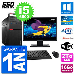 PC Tour Lenovo M700 Ecran 27" Intel i5-6500 RAM 16Go SSD 2To Windows 10 Wifi · Occasion 