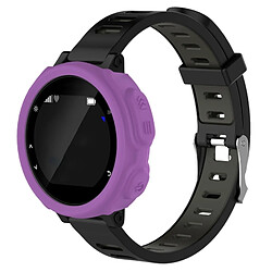 Wewoo Protection écran Étui de en silicone de montre de couleur solide pour Garmin F235 / F750 violet 