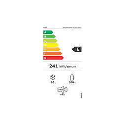 Réfrigérateur combiné 60cm 301l nofrost blanc - B1RCNA344W - BEKO