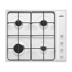 Smeg S64SB plaque Blanc Intégré (placement) 60 cm Gaz 4 zone(s)