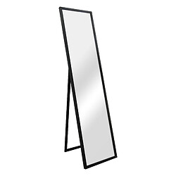 Miroir sur pied Giovinazzo psyché inclinable 150 x 35 cm noir [en.casa]