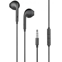 BigBen Connected Ecouteurs Jack 3.5mm Intra-auriculaire avec Télécommande et Micro Noir 