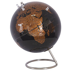 Beliani Globe noir et cuivré 29 cm à magnets CARTIER 