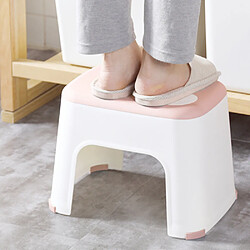 Avis Petit Banc De Ménage En Plastique Tabouret Salle De Bain Tabouret Enfants Tabouret L Rose