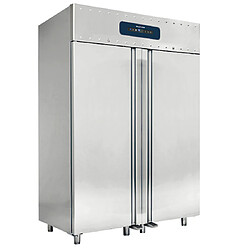 VIRTUS GROUP Congélateur 1400 litres en inox GN 2/1, -10°/-25°C, isolation 75 mm- Virtus