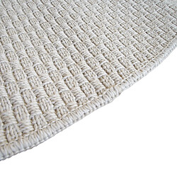 Avis Thedecofactory BANGALOR - Tapis d'extérieur/intérieur aspect jute blanc D160