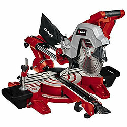 Einhell Scie à onglet radiale TE-SM 254 Dual (puissance de 2 100 W, fonction de traction, laser, réglage d'angles rapide, blocage d'arbre « Spindle-Lock », vendue avec lame aux carbures de tungstène) 