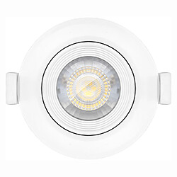 BRAYTRON Lot de 10 Spots LED encastrables rond blanc 5W IP20 4000K